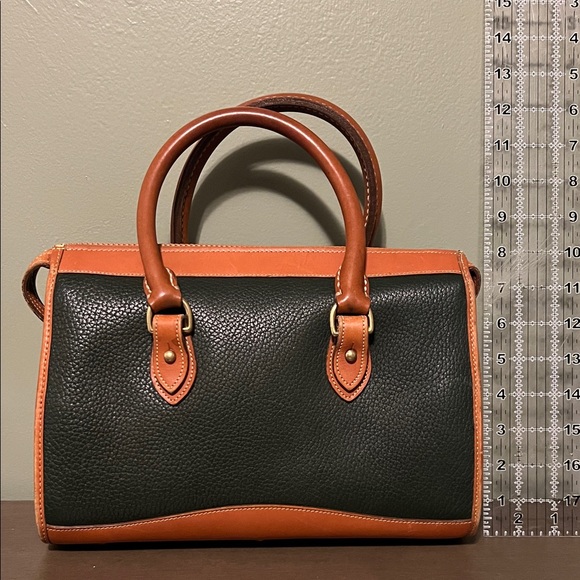 Dooney & Bourke Vintage Dark Green Satchel - Picture 3 of 16